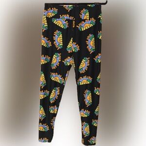 LuLaRoe Black 'Luck of the Irish' Leggings